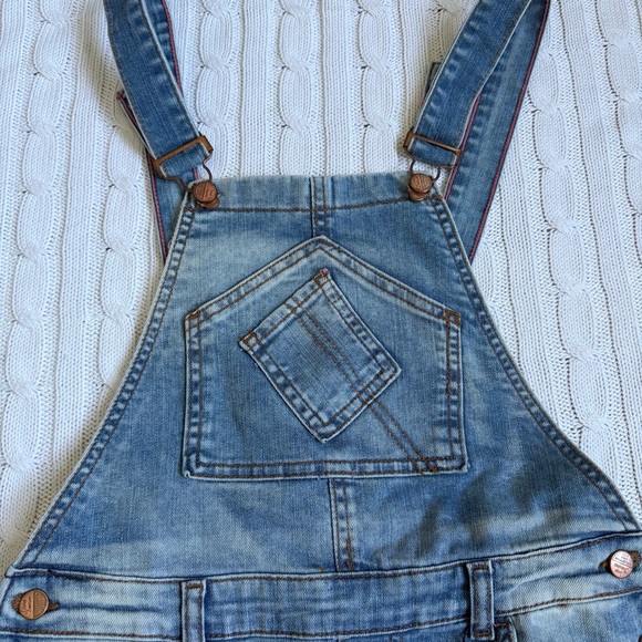 Zara Girl’s Denim Overalls NEW Size 11-12 Teens Cute Fall Outfit Jeans Pants - Picture 3 of 11